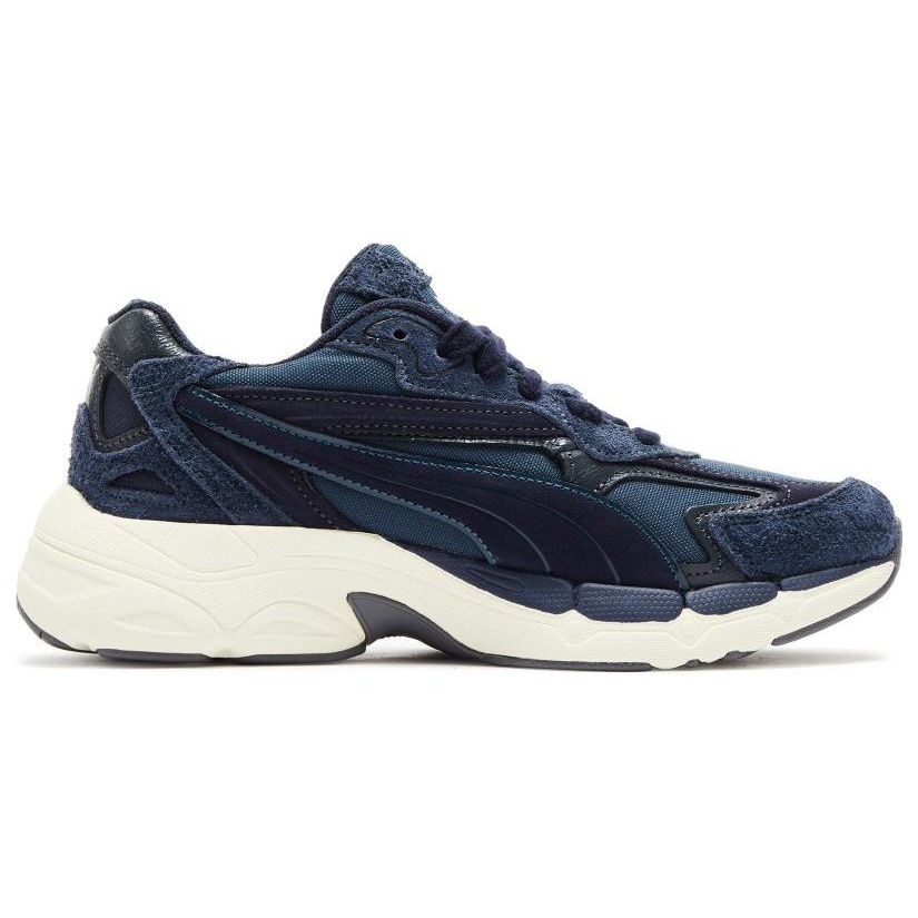 Puma Teveris Nitro Кожа Поношенные Спортивные Удобные Повседневные Низкие Кроссовки для Образа Жизни Унисекс Синие 390033-05