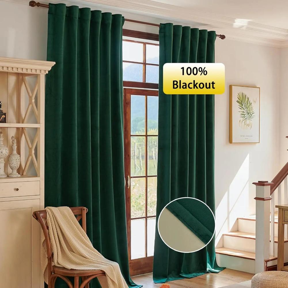 310 см высота индивидуальный заказ 100% затемняющие бархатные шторы для гостиной окна шторы для спальни портьеры однотонные шторы