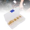 120 шт. 6,3 мм 4,8 мм 2,8 мм золотой медный провод клеммный разъем с рукавом ящик для хранения аксессуаров