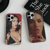 Чехол для телефона Jennifers B-Body Megan Fox с гофрированной полоской Для IPhone 17 16 15 14 13 12 11 Pro Max Plus Pro Ударопрочный чехол