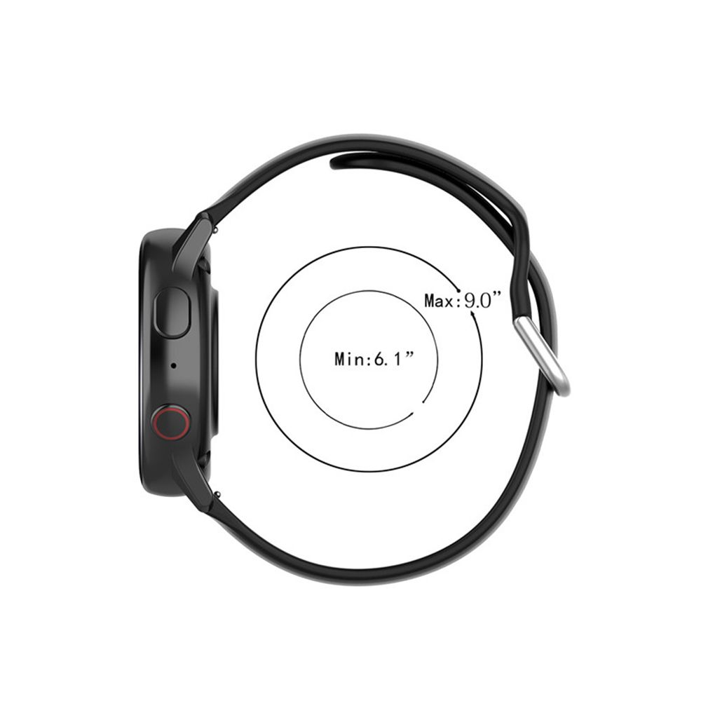 20mm 22mm Classic Sports Universal Silicone Wristband Watch Band Strap Bracelet