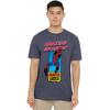 Marvel Comics Mens Amazing Grandad Spider-Man Corner Box Heather T-Shirt