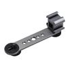 Triple Cold Shoe Mount Bracket Extension Bar with 1/4 Inch & 3/8 Inch Thread for Gimbal Stabilizer