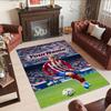 Atletico Madrid Customized Name Area Rug Suitable for Bedrooms Study room Living Rooms Decorate room Antislip Carpet Anime Office Decor