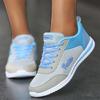 Женские кроссовки дышащие модные новые кроссовки однотонные кроссовки женские сетчатая ткань шнуровка женская обувь женская обувь