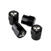 4pcs Car Wheel Tire Valves Tyre Stem Air Caps Cover For Mitsubishi Ralliart ASX Eclipse Galant Mirage Montero EVO Xpander Colt