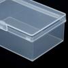 Пластиковая коробка Прямоугольная пластиковая прозрачная с коллекцией ящиков для хранения крышки