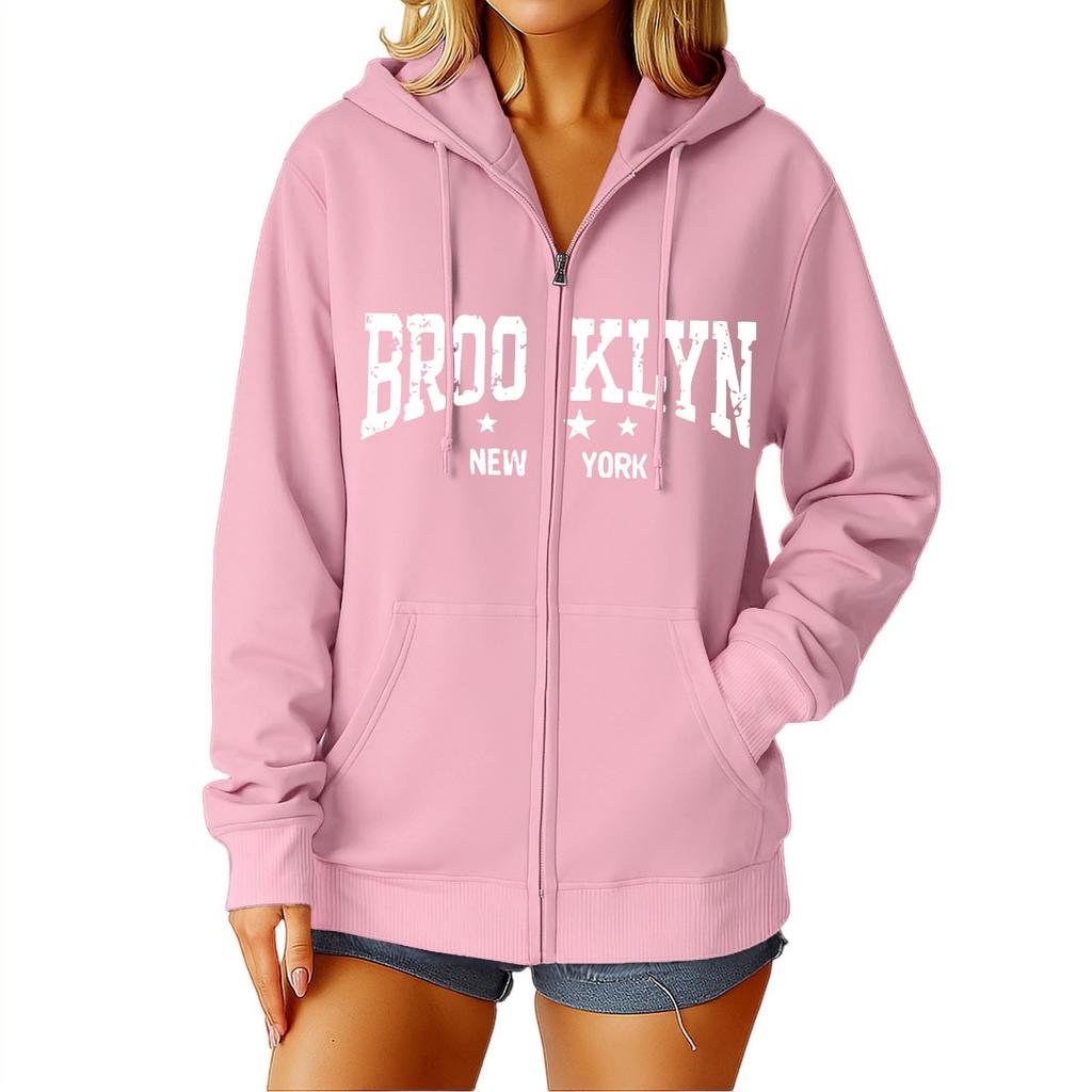 Womens Hoodies Fall Game Day Sweatshirts Casual Long Sleeve Loose Coat Fall Hoodie Sweatshirt