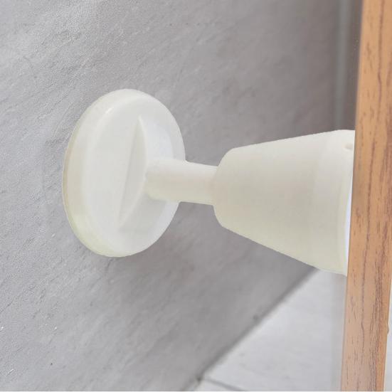 Silicone Door Stopper Wall Protector Shock Absorbent Noise Free Self-Adhesive No Drilling