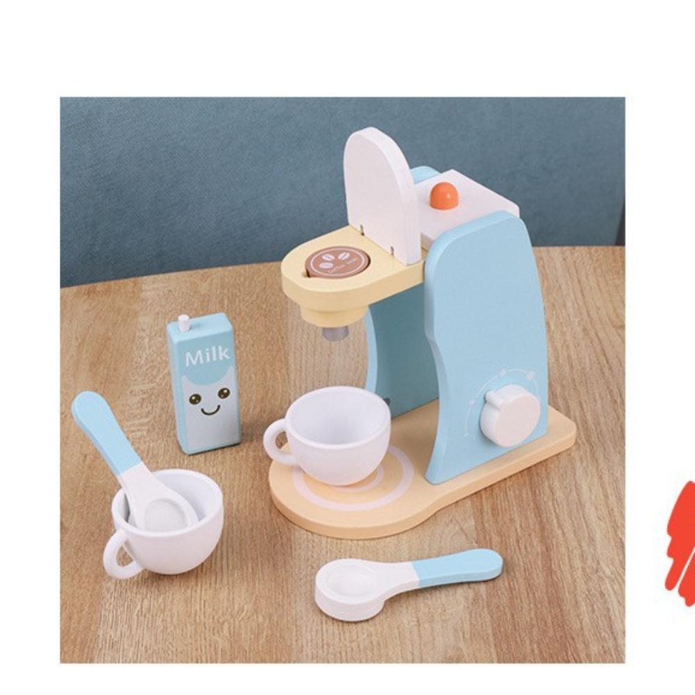 Playing House Wooden Kitchen Home Appliances Toys Children's Simulation Oven Bread Maker Juicer Cutting Music Kitchenware