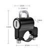 Helmet Lock for Motorcycle Scooter Atv Bicycle Universal Security Anti-theft Handlebar Lock 20mm-26mm with Keys Handle Locks