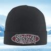 Slipknot темный логотип овальный дизайн Унисекс Женская Унисекс Вязаная шапка Бини Шапка-свитер Зимняя Термотеплая Рождество На открытом воздухе Велосипед Привет