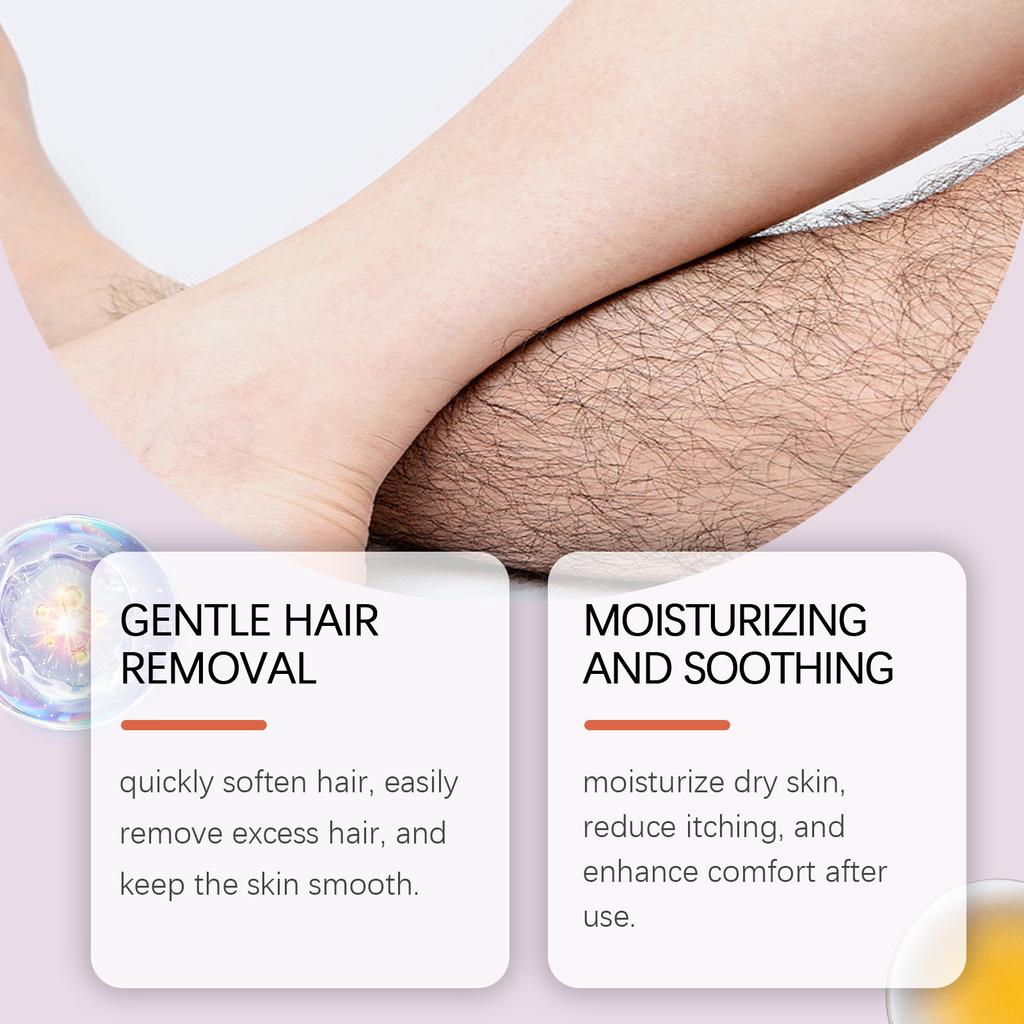 OCEAURA Body Hair Removal Cream Gentle Hair Removal for Arms Legs Unisex Depilatory Cream 150ml