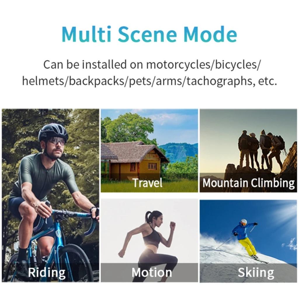 Камера для мотоцикла, видеорегистратор, видеорегистратор, камера для велосипеда, камера для шлема, Wi-Fi, видеорегистратор для мотоцикла, видеорегистратор ночного видения