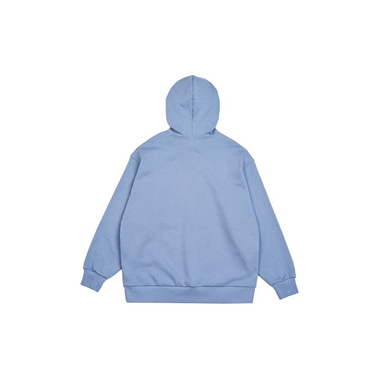 Li Ning Paris Fashion Week Series свободный свитер с капюшоном повседневная спортивная толстовка мужские толстовки Hometown-Blue AWDR167-1