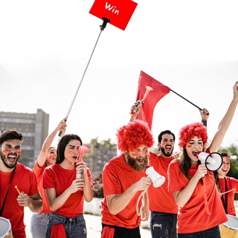 Retractable Stainless Steel Sign Holder for Protests and Event Portable Handheld Display Stand for Various Occasion