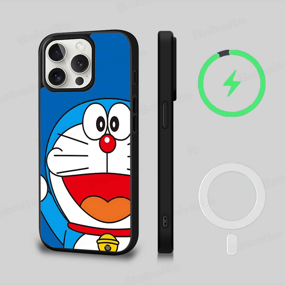 Cute Cartoon-u-Doraemons-t For Magesafe Magnetic Wireless Phone Case For IPhone 17 Pro Max Air 13 12 Mini 16 15 14 11