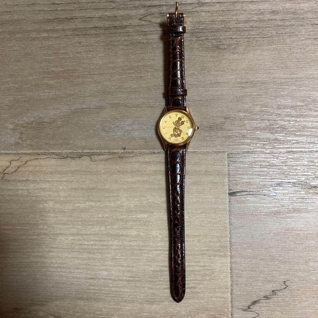Used Disneyland Mickey Mouse mechanical watch