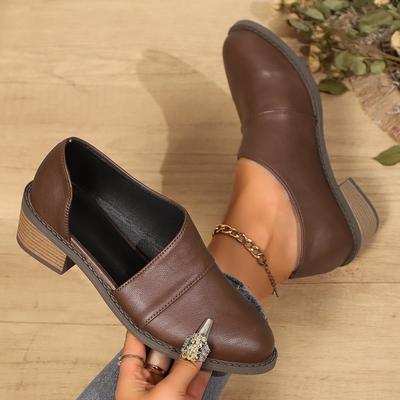 Женские туфли-лодочки 2024 Новые весенние балетки слипоны на высоком каблуке для женщин Большой размер Острый носок Туфли Мэри Джейн Zapatos De Mujer