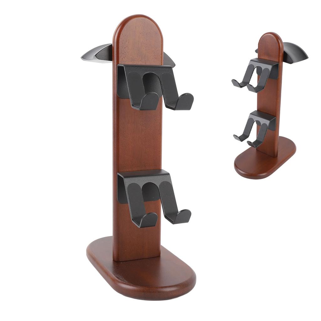 Подставка для геймпада Настольная деревянная подставка для игрового геймпада с держателем для наушников для Switch Pro