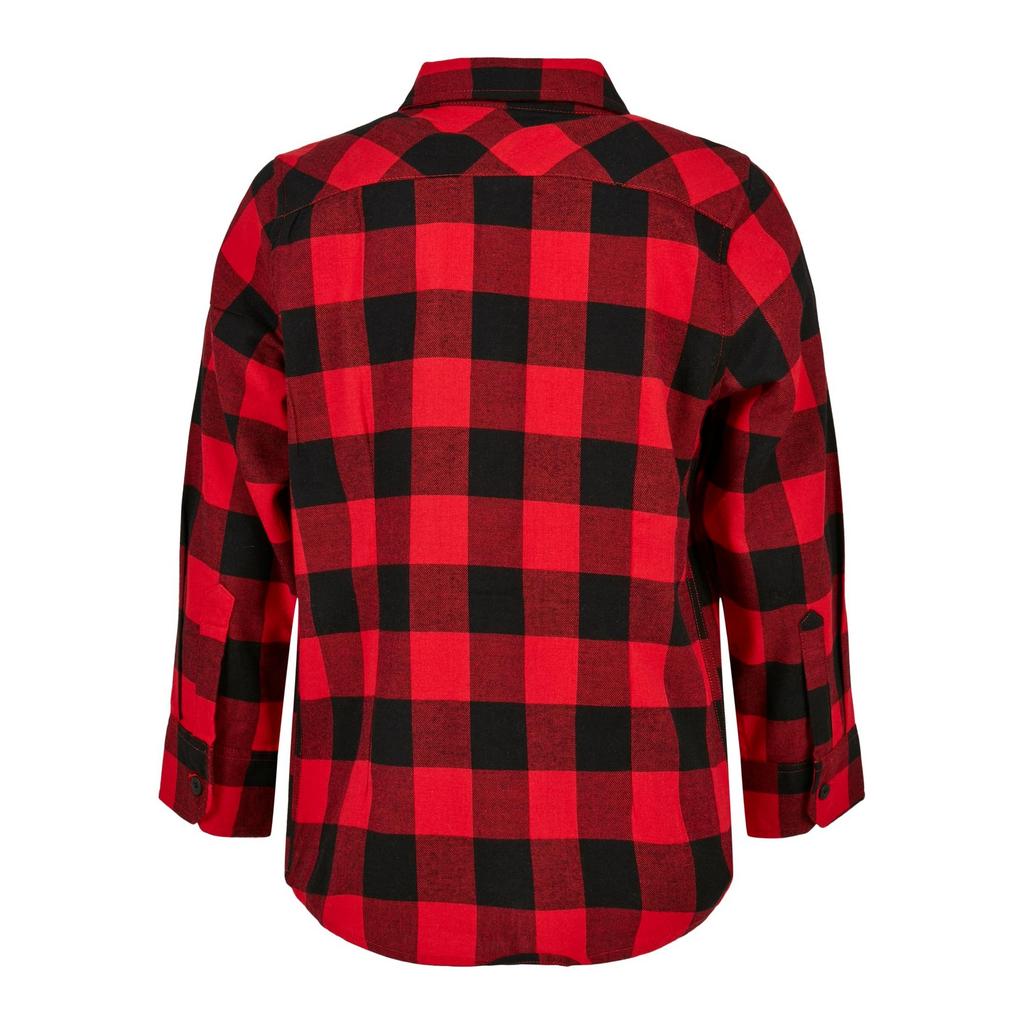 Urban Classics Boys Checked Flannel Shirt