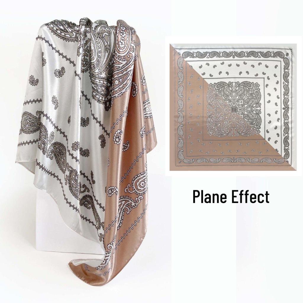 Men's Silk Neck Warmer: Professional British Style 70x70 Scarf