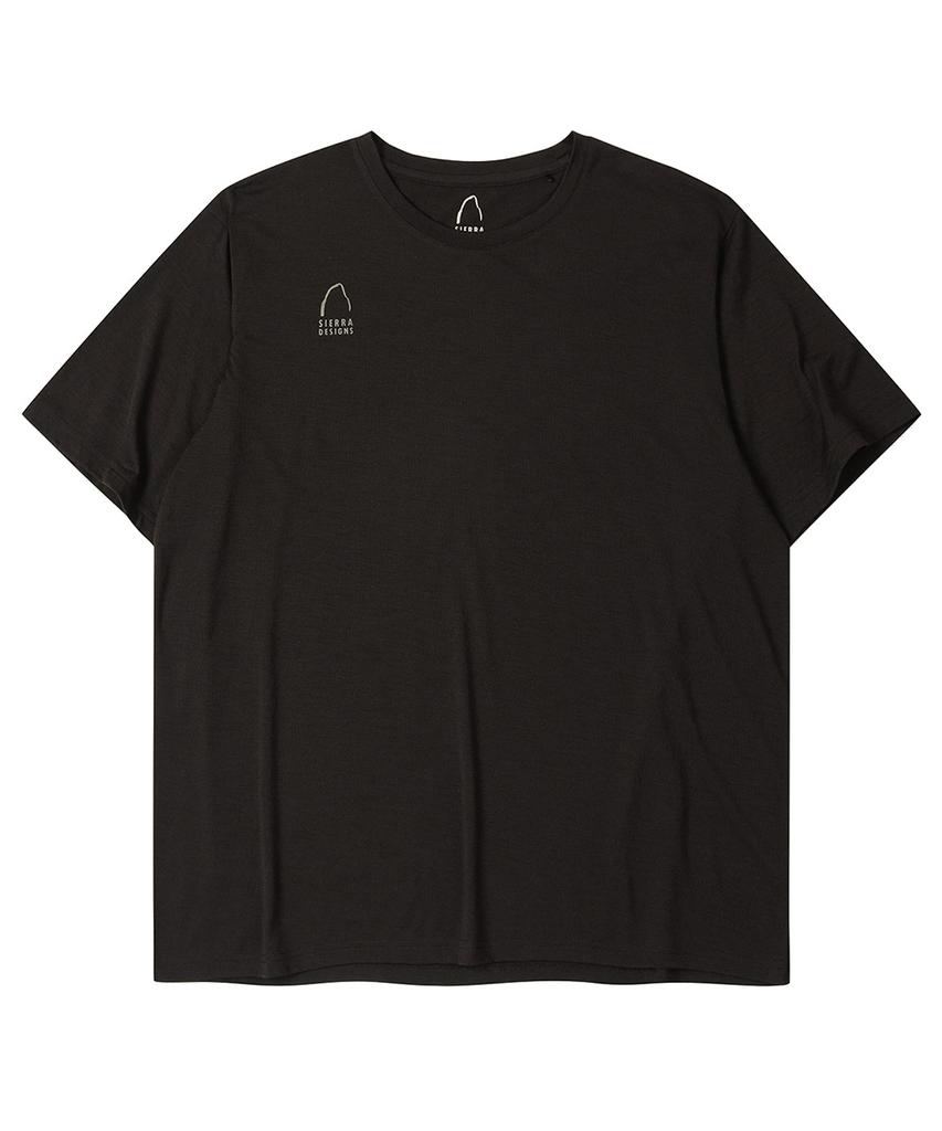 SIERRA DESIGNS Think Outside Sierra Wool Short Sleeve Black