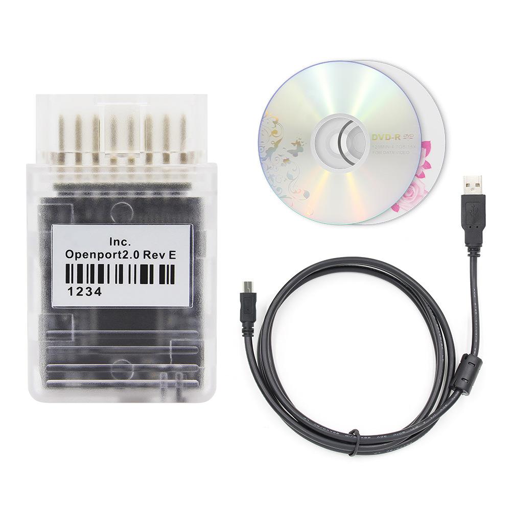 OpenPort 2.0 Прошивка ЭБУ OBD/OBD2 Инструмент для тюнинга и диагностики автомобилей Сканер J2534 с диском для записи