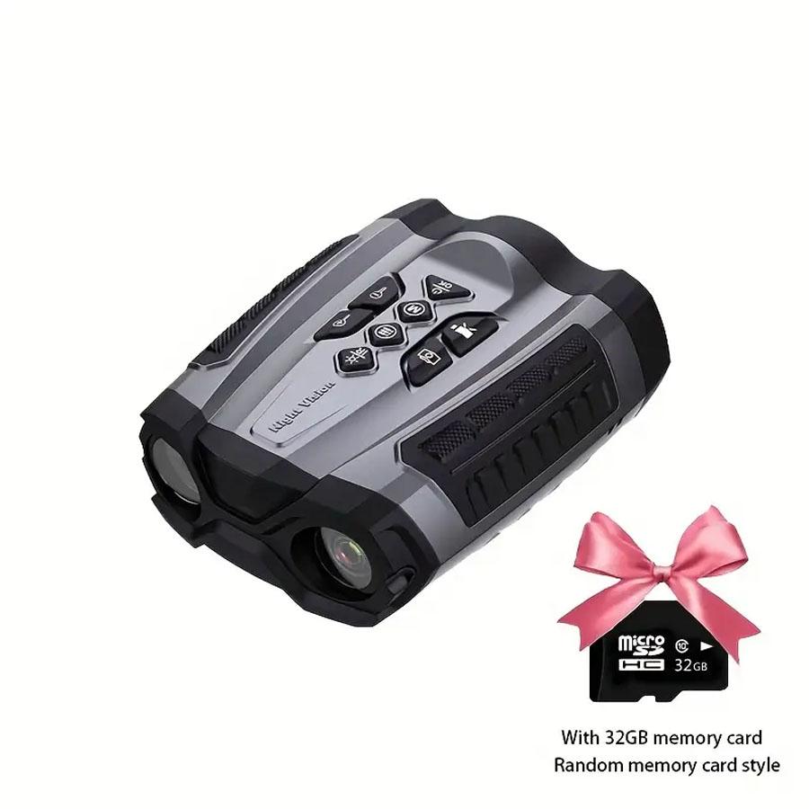 Телескоп Очки ночного видения 5K Бинокль 10x Цифровой зум Перезаряжаемый Инфракрасный с 3-дюймовым Большим экраном Кемпинг На открытом воздухе Дикая природа