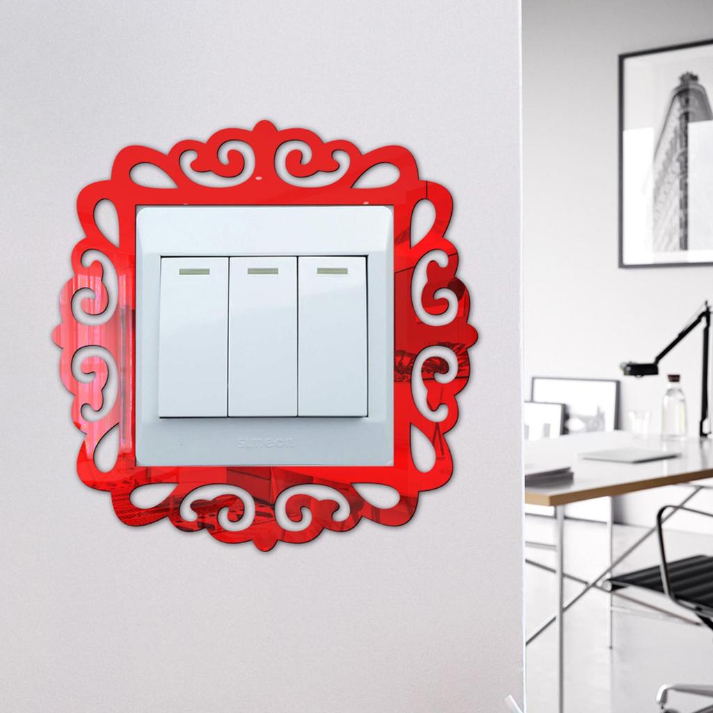  Рамки для фотографий в стиле зеркала на стене с наклейками для домашнего декора для магазина 