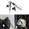 Creative Camera Star Keychain For Women Hand Woven Nylon Rope Bag Charm Aesthetic Bag Accessories Backpack Pendant