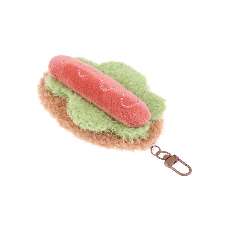 Кавайный плюшевый брелок в виде симуляции еды, креативный брелок в виде сэндвича, гамбургера, торта, подвеска для сумки, аксессуары для ключей, подарки для пары