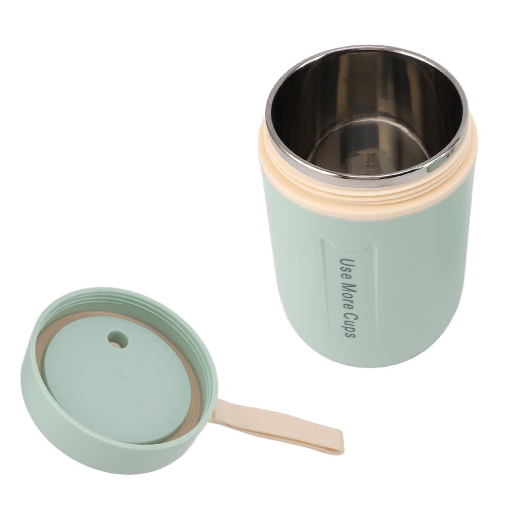 Изолированная банка для еды объемом 600 мл с защитной крышкой и ложкой из нержавеющей стали 304, герметичная, термосуп