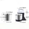 1PC-Electric Egg Beater, Household Electric Handheld Mixer, Automatic Desktop Egg Beater with Bucket and Noodle Machine
