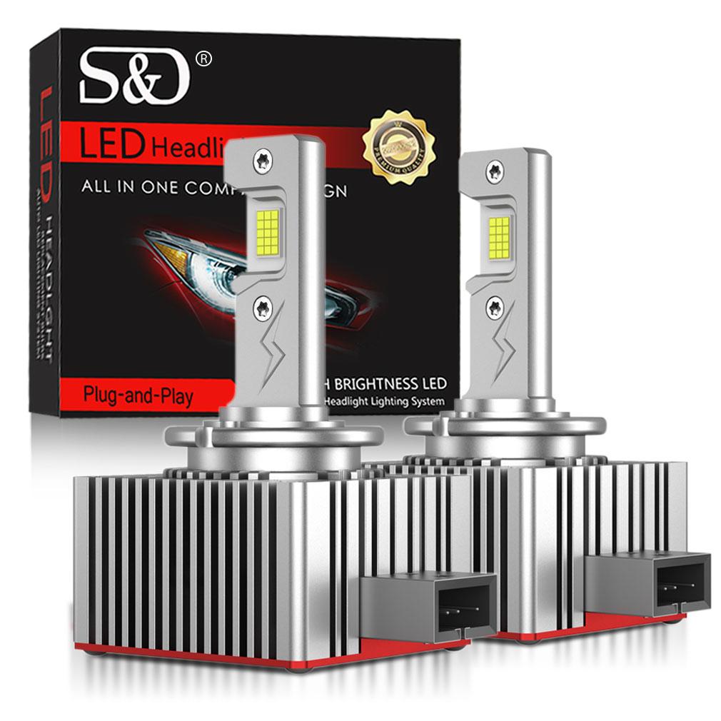 2 шт. 70000 лм D3S светодиодные лампы для фар D1S D2S D4S D8S D1R D2R D3R D4R D8R Turbo LED 30SMD CSP фары для BMW Benz Volvo Лампа Canbus 110 Вт Фара 6000 К