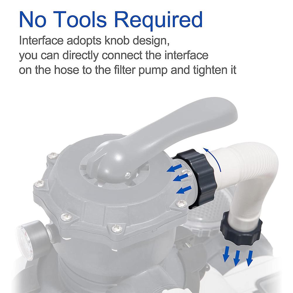 11535 Шланг насоса для бассейна 16 дюймов Шланг насоса для песчаного фильтра для бассейна Соединительный шланг для насосов для песчаного фильтра для бассейна Intex Системы соленой воды