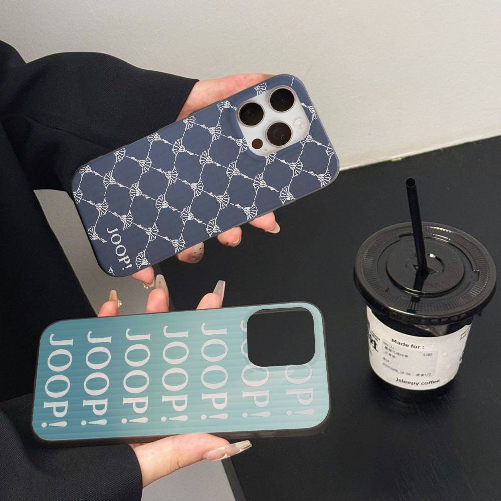 Модный бренд J-Joop Для IPhone 17 16 15 14 13 12 11 Pro Max Plus Pro Прозрачный чехол для телефона Нескользящий корпус