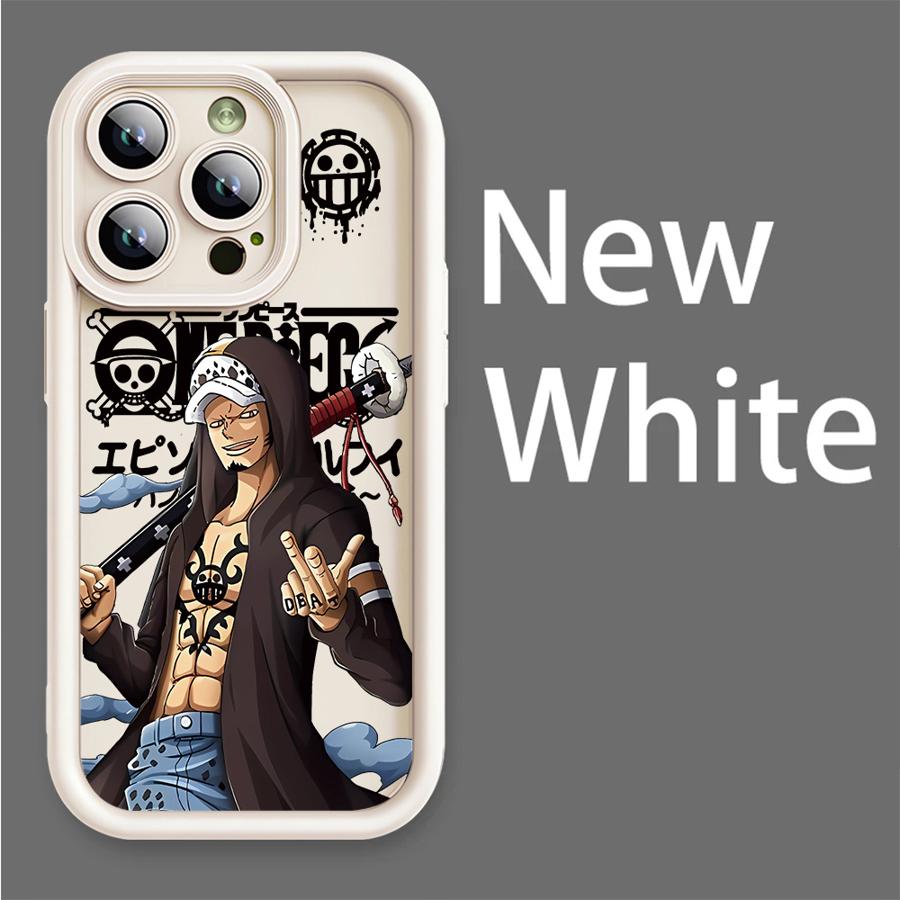Мягкий чехол для iPhone 15Pro 13Pro 11 14+ 12 13 16 Pro Max 15 Plus 14 16e 16+ One Piece Law