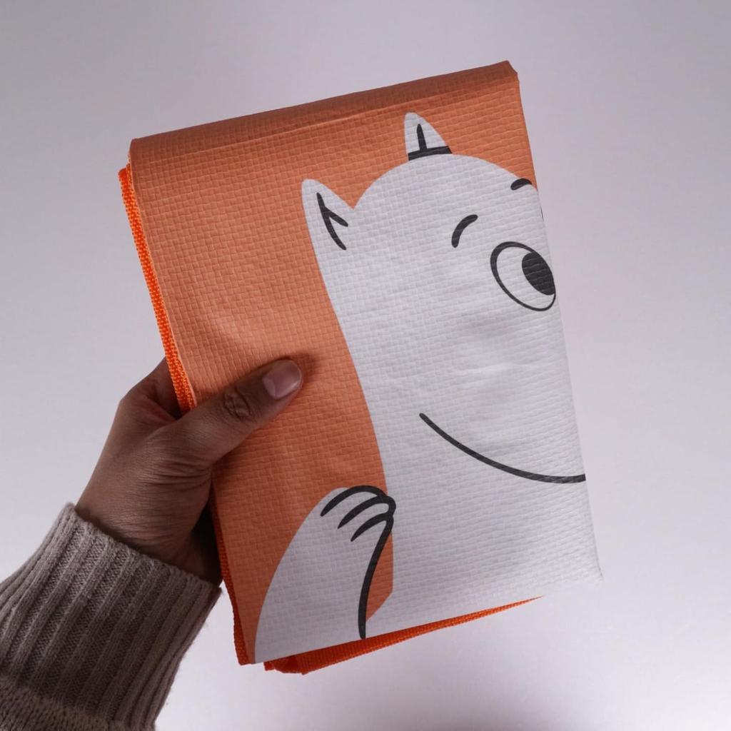 Муми-тролли простыня для отдыха L для людей 90 х 120 см коврик для отдыха складной набор для досуга ползунок 2-3 (коврик для отдыха, сумка)