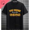 Funny Fpv Drone  Quadcopter Graphic Tshirt With Depressed Drone Needs A Friend Slogan Pure Cotton Short Sleeve Casual Tshirt