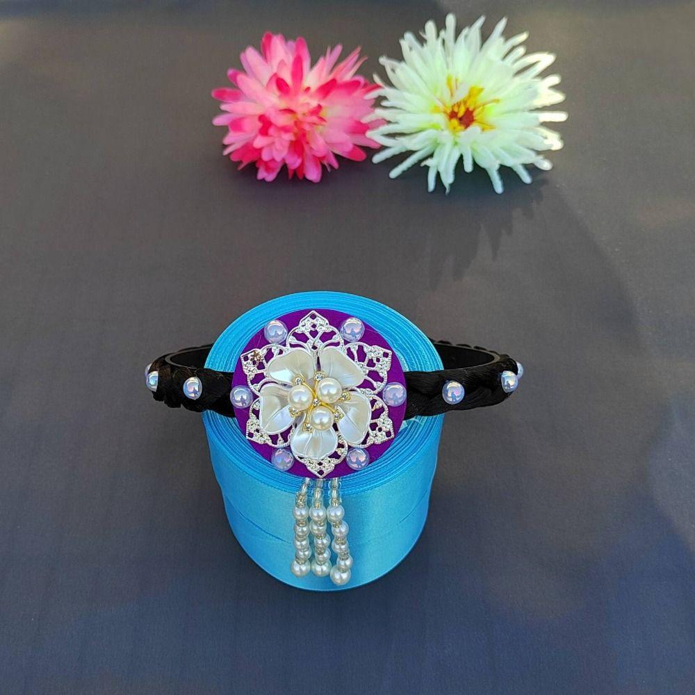 Tassel Hanbok Hairband Pearl Stage Dance Hair Hoop Sweet Korean Headband  Wedding