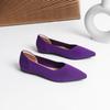 Women's Flat Shoes with Pointed Soft Knitted Sole Breathable and Comfortable Shoes Spring and Autumn 2025 New Model