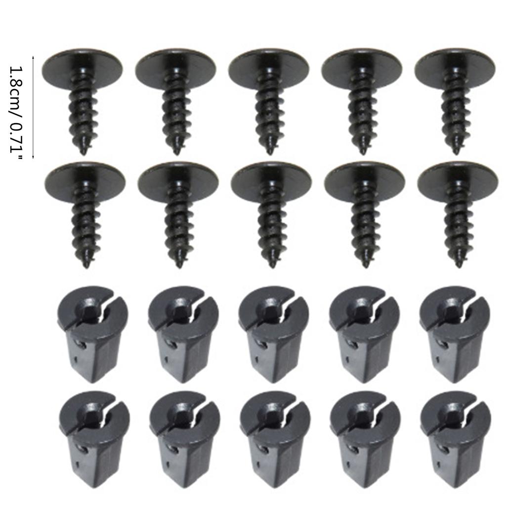 Прочная крышка двигателя, поддон, брызговик, колесная арка, фиксатор, винт Torx, крепежные зажимы, болт, универсальный для B5 B6 B7 MK6