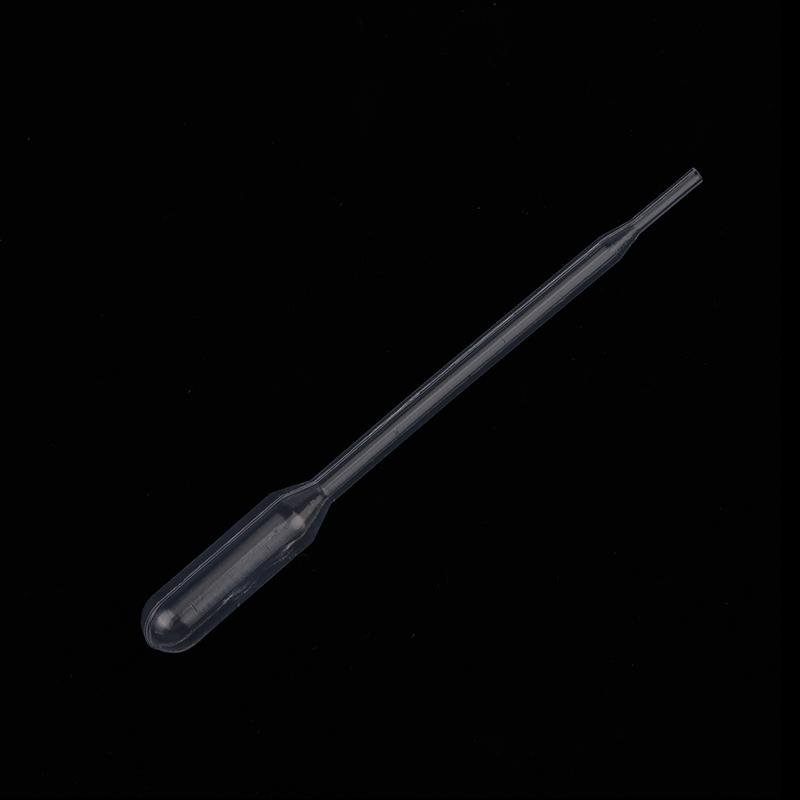100 шт. пластиковые одноразовые пипетки 0,5 мл прозрачные пипетки-капельницы