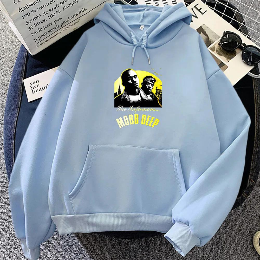 Mobb Deep Popular Graphic Hoodies Funko Pop Hip Hop Sweatshirt for Autumn/Winter Comfortable Clothing Moletom Fashion Pullovers