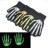 Перчатки с когтями скелета с полным пальцем, утолщенные перчатки с костяными когтями для Хэллоуина, для велоспорта