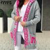 Women's Fashion Casual Fall Winter Long Sleeve Hooded Sweaters