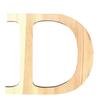 LETTER D - 19 CM - WOOD