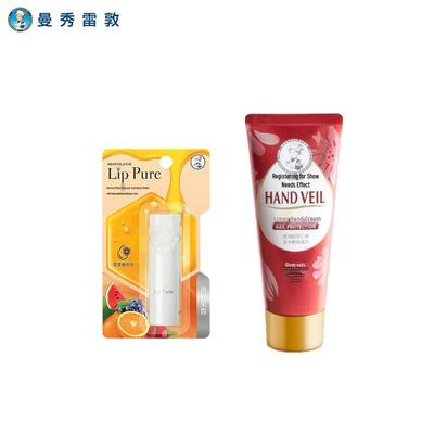 Набор: Бальзам для губ с медом Mentholatum и Крем для рук