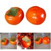 4Pieces Realistic Artificial Persimmon Simulation Fruit Decoration for Shop Display Home Party Decoration Photography